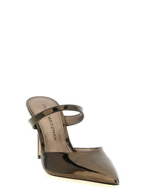 Stuart Weitzman Stuart Power Mules Brown