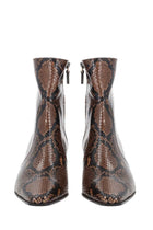 Stuart Weitzman Women's Boot Stassi Zipper Brown, view 3