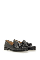 Stuart Weitzman Women's Moccasin Lottie Black, view 2