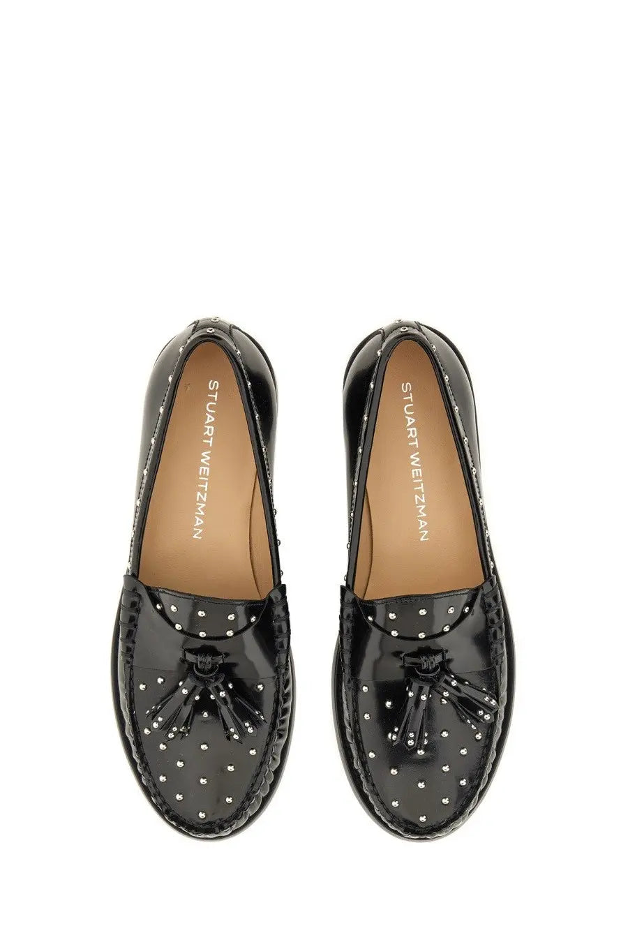 Stuart Weitzman Women's Moccasin Lottie Black, view 5
