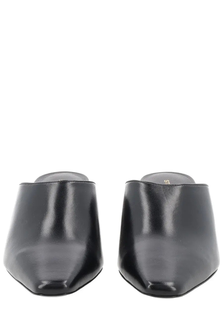 Stuart Weitzman Women's Heeled Mule Stassi Black, view 3