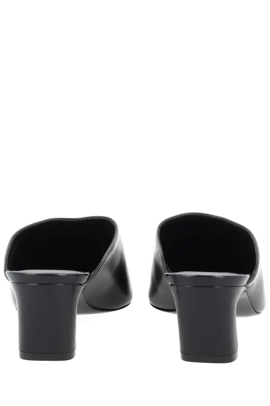 Stuart Weitzman Women's Heeled Mule Stassi Black, view 4