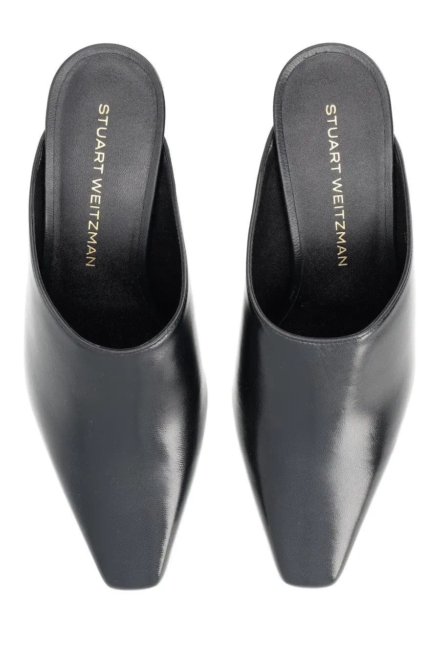 Stuart Weitzman Women's Heeled Mule Stassi Black, view 5