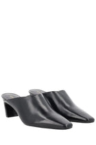 Stuart Weitzman Women's Heeled Mule Stassi Black, view 2