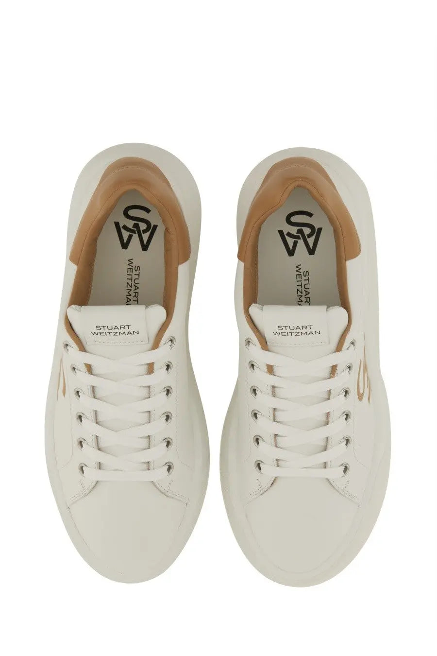 Stuart Weitzman Women's SW Pro Sneaker White, view 5