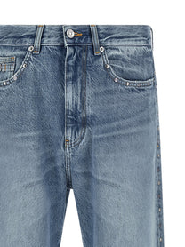 Versace Studded Jeans Blue, view 4