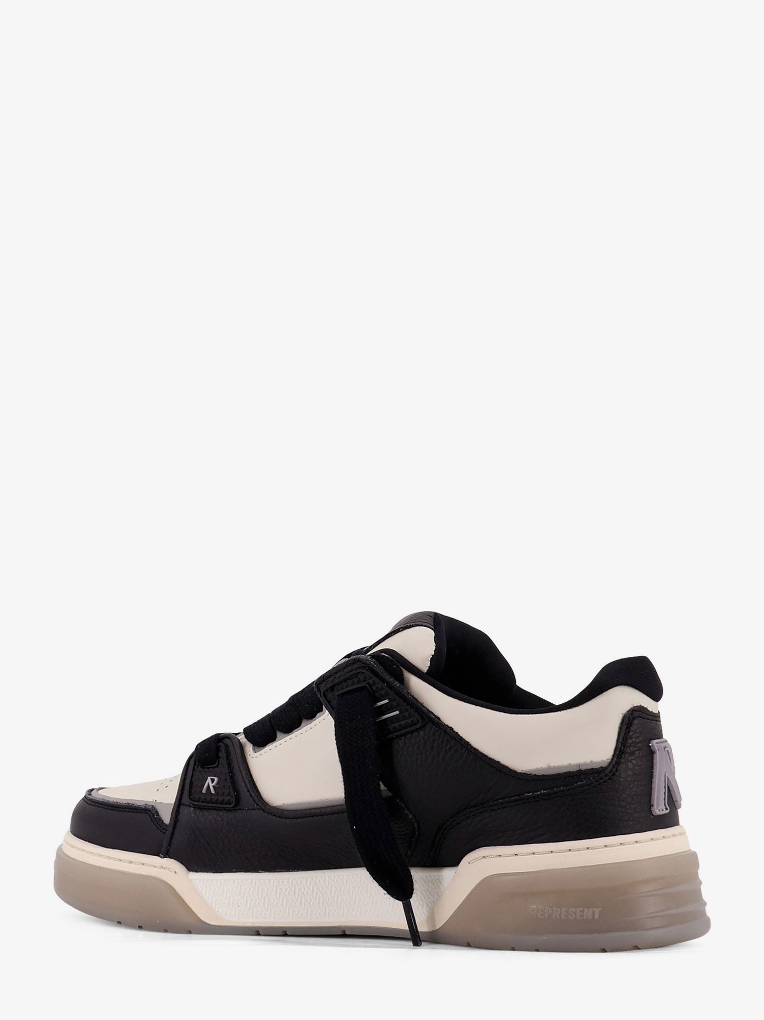 Represent Men's Studio Leather Sneakers Black