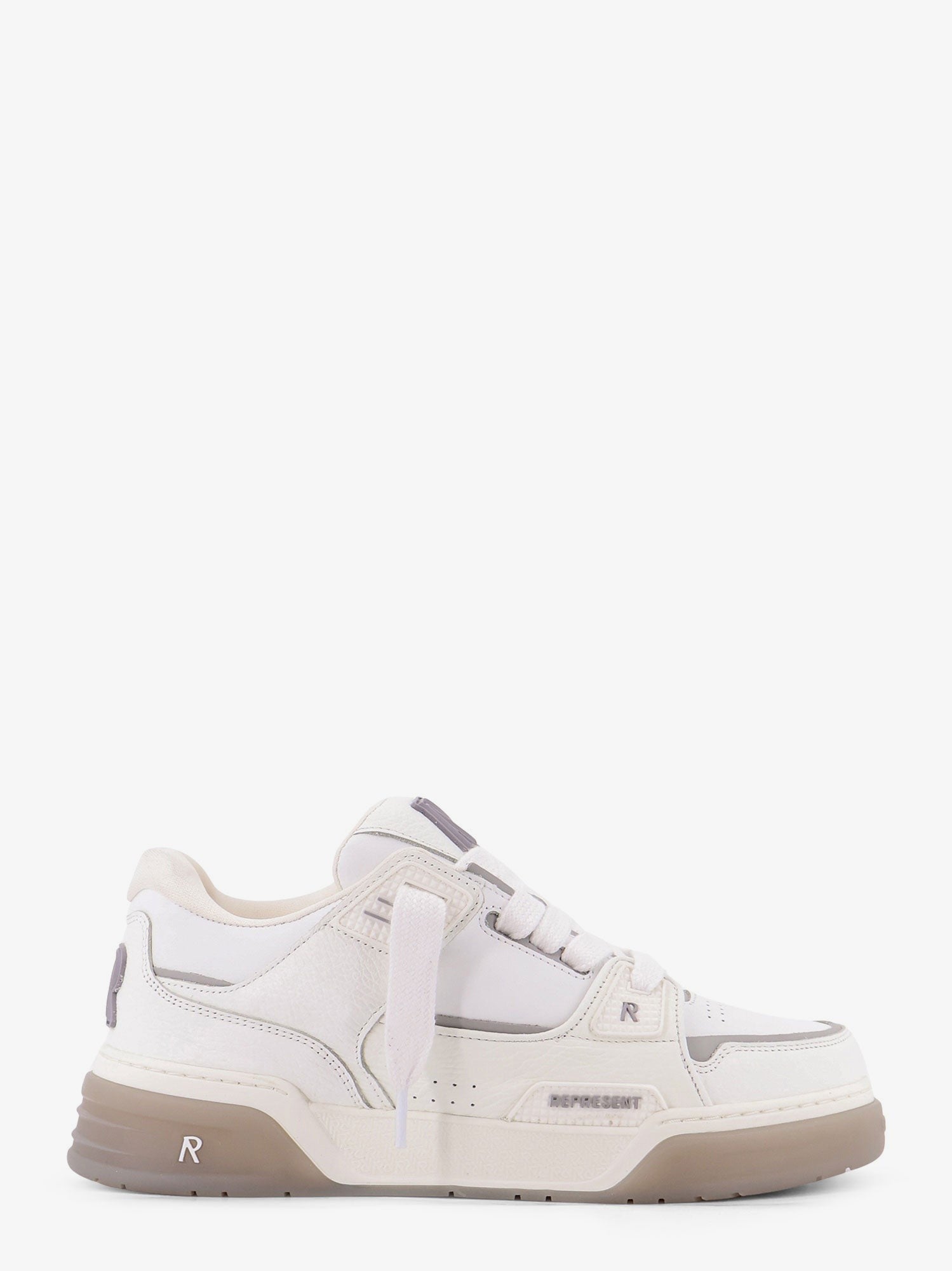 Represent Men's Studio Leather Sneakers White Represent