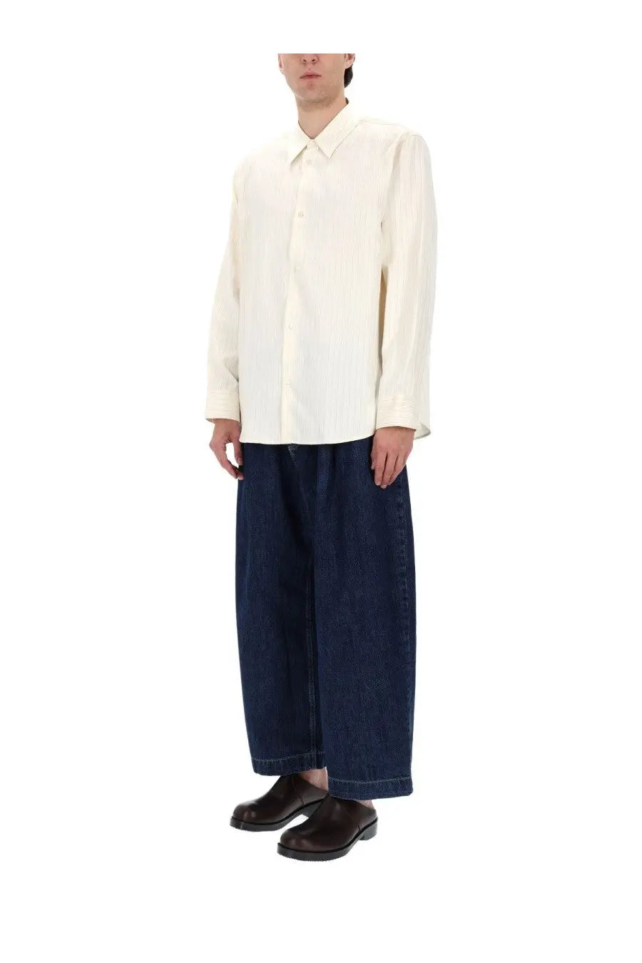 Studio Nicholson Men's View Shirt White, view 5