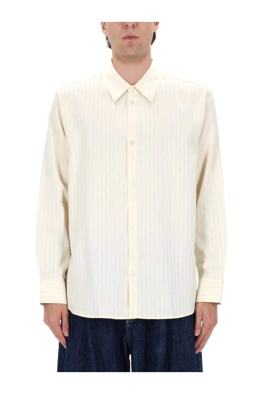 Studio Nicholson Men's View Shirt White, view 3