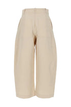 Studio Nicholson Women's Wide-Leg Trousers Beige, view 2