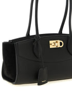 Ferragamo Studio Soft East West ( ) Shoulder Bag Black, view 3