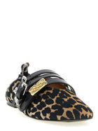 Ganni Sue Triple Ballet Flats Gold, view 2
