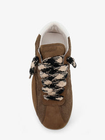 Represent Men's Suede and Nubuck Sneakers Brown