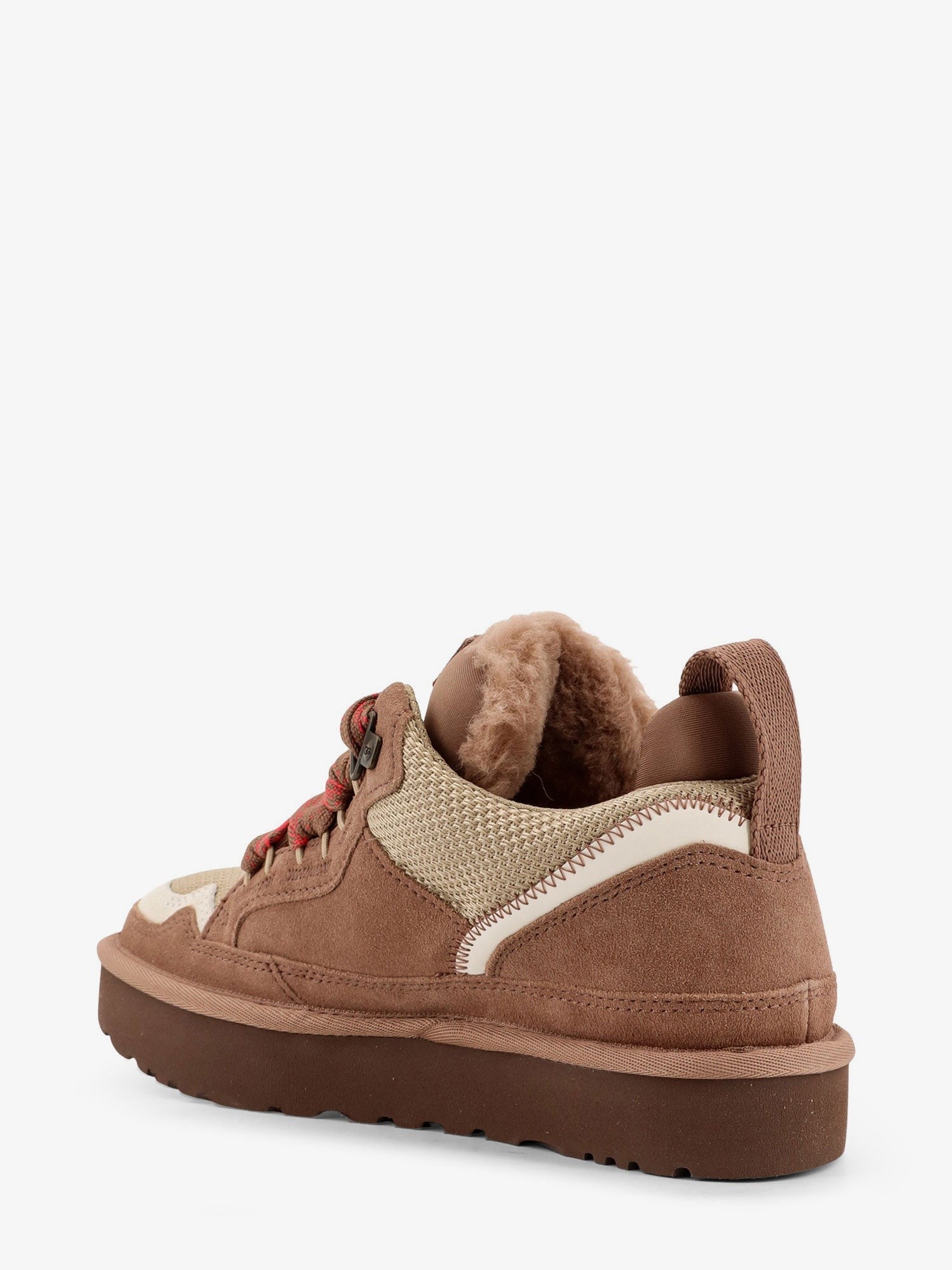 UGG Women's Suede and Nylon Lowmel Sneakers Beige