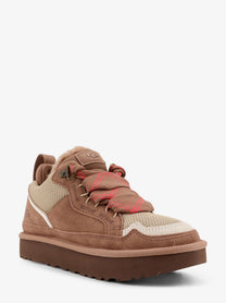 UGG Women's Suede and Nylon Lowmel Sneakers Beige