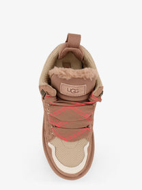 UGG Women's Suede and Nylon Lowmel Sneakers Beige, view 5