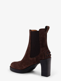 Tod's Women's Suede Ankle Boots Brown
