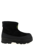 Stone Island Suede Ankle Boots Black