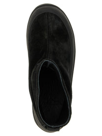 Stone Island Suede Ankle Boots Black