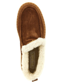 PRADA Suede Ankle Boots Brown