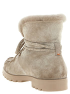 Santoni Suede Ankle Boots Beige