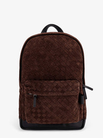 Bottega Veneta Men's Suede Backpack Brown