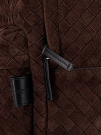 Bottega Veneta Men's Suede Backpack Brown