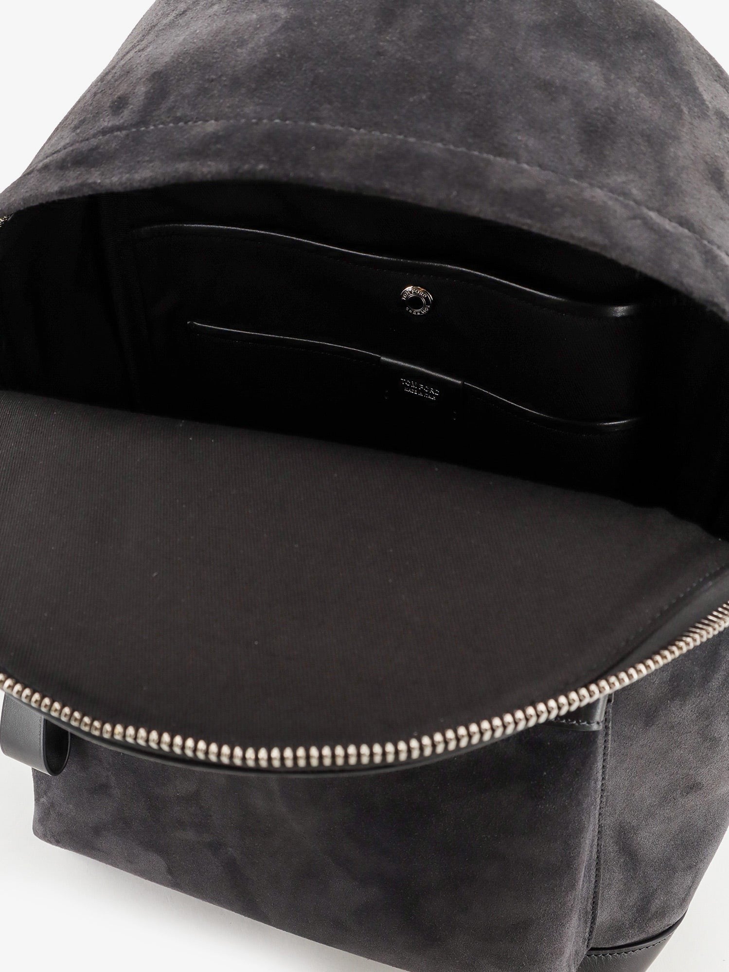 Tom Ford Men's Suede Backpack Grey