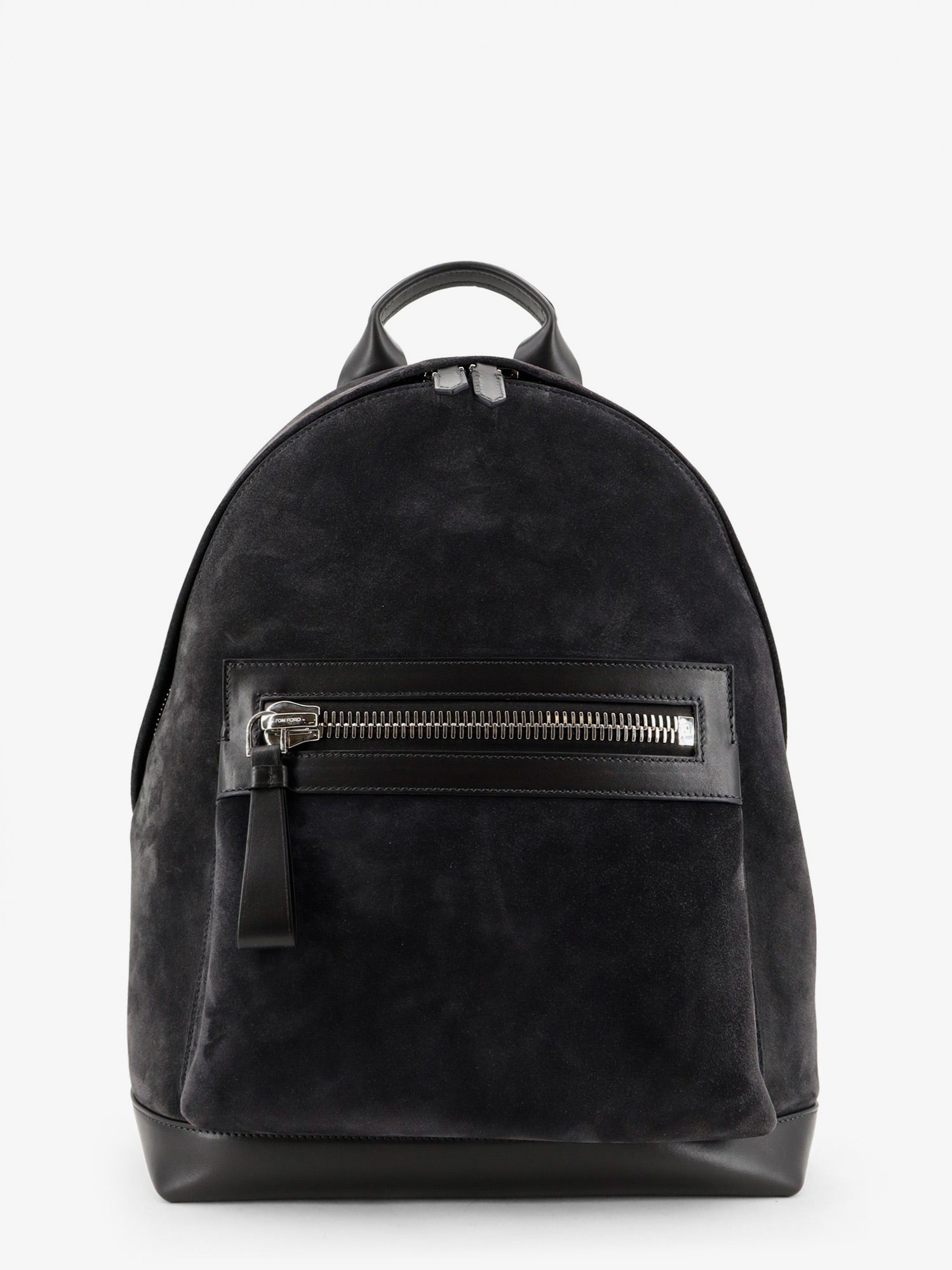 Tom Ford Men's Suede Backpack Grey