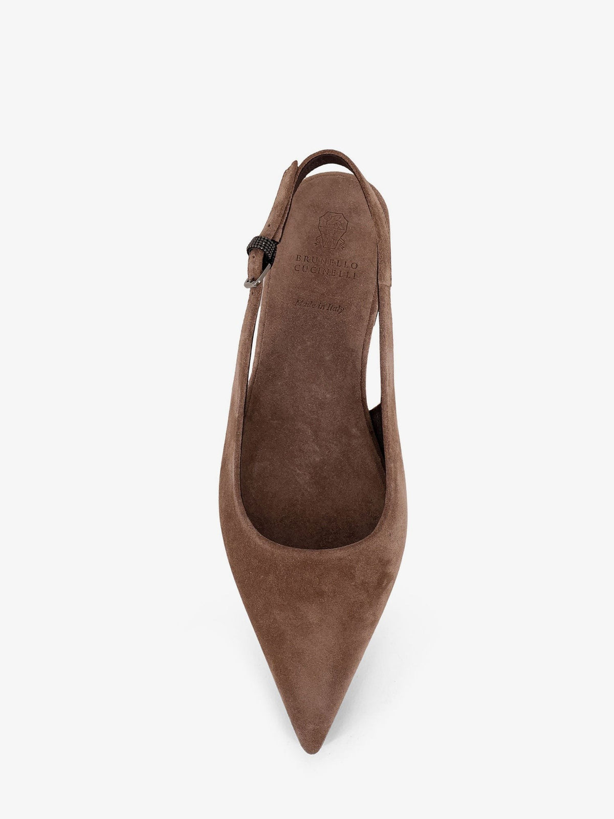 Brunello Cucinelli Women's Suede Ballerinas Gold, view 5