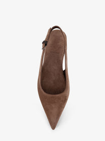 Brunello Cucinelli Women's Suede Ballerinas Gold, view 5