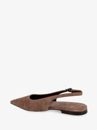 Brunello Cucinelli Women's Suede Ballerinas Gold, view 3