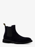 Doucal's Men's Suede Beatles Boots Black, view 2