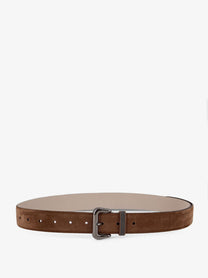 Brunello Cucinelli Women's Suede Belt Beige