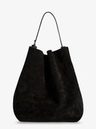 Toteme Women's Suede Belted Tote Brown