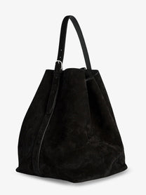 Toteme Women's Suede Belted Tote Brown