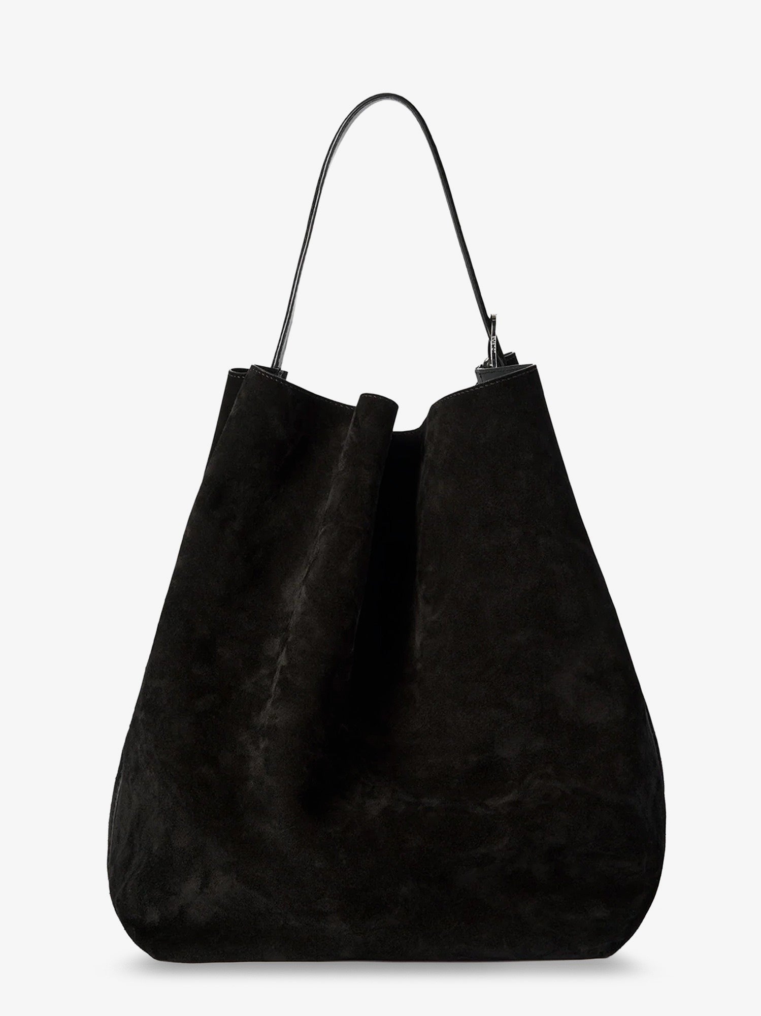 Toteme Women's Suede Belted Tote Brown