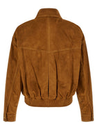 Versace Suede Blouson Brown, view 2