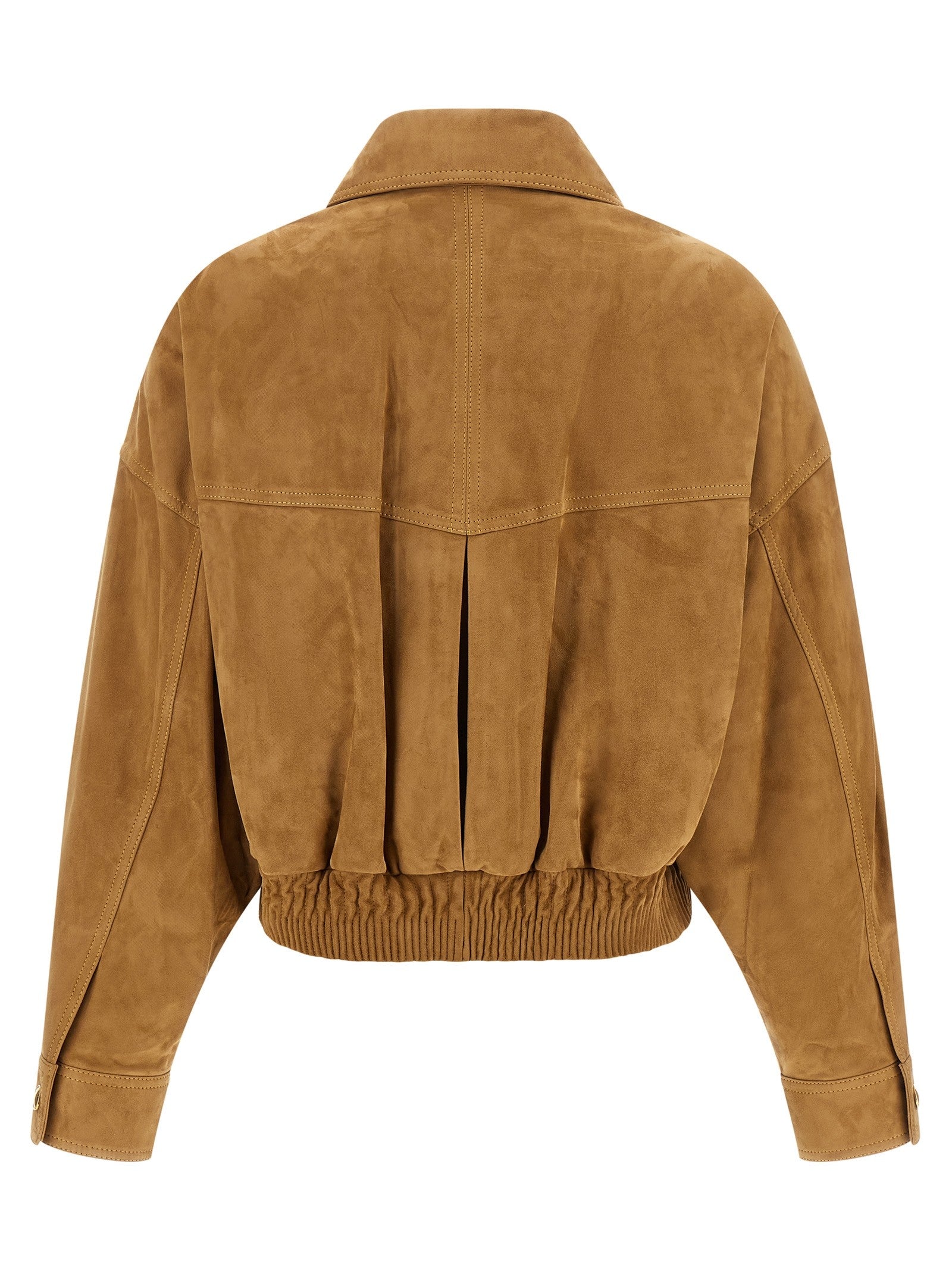 Versace Suede Blouson Brown