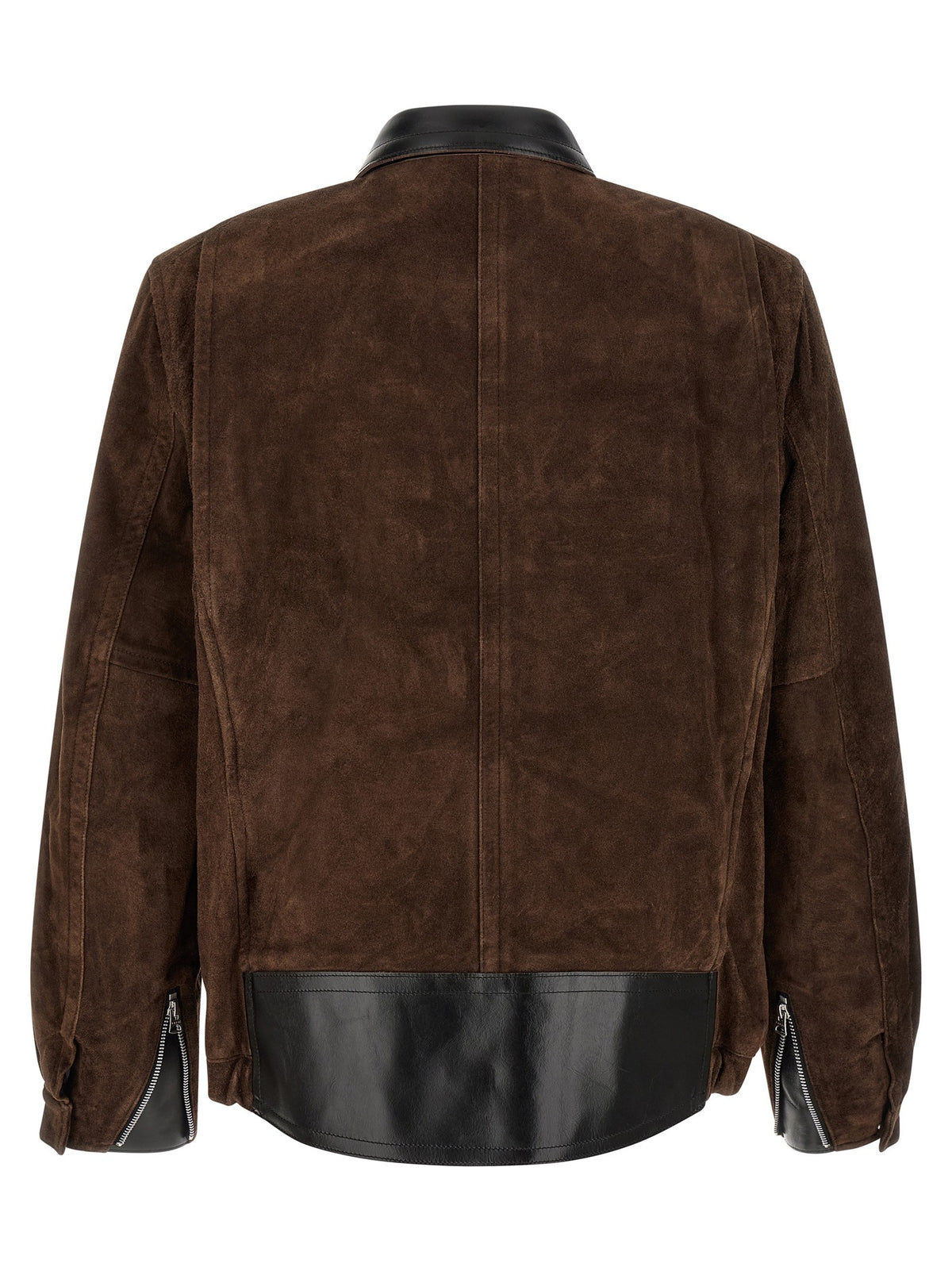 Sacai Suede Blouson Brown, view 2
