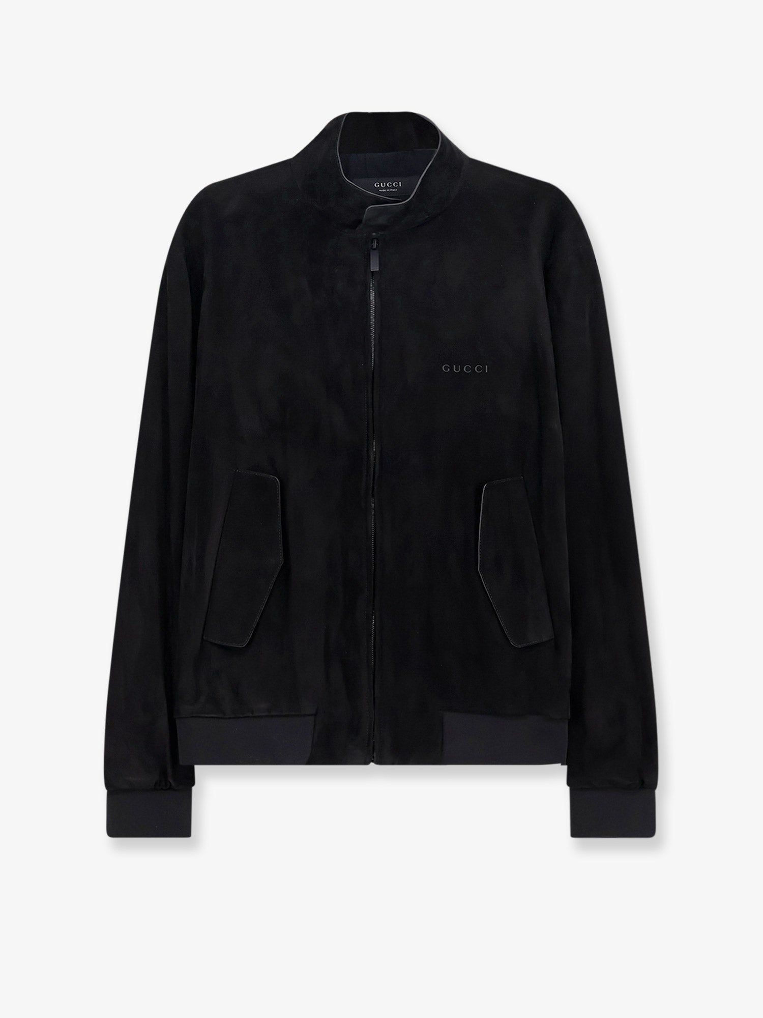 Gucci Men's Suede Bomber Black