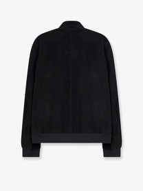 Gucci Men's Suede Bomber Black