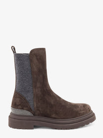 Brunello Cucinelli Women's Suede Boots Pepe