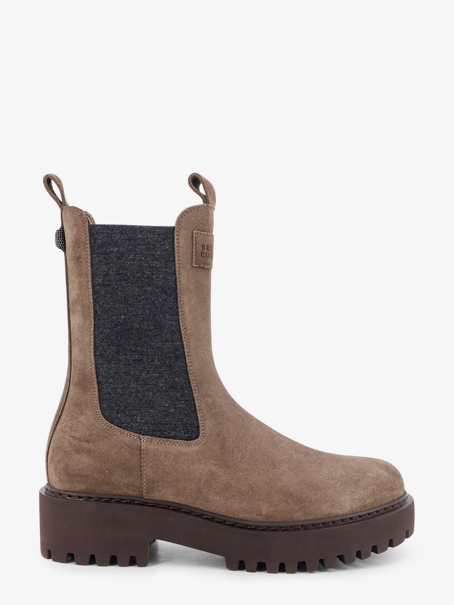 Brunello Cucinelli Women's Suede Boots Gold