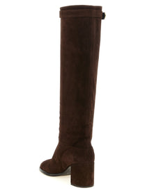 Prada Suede Boots Brown