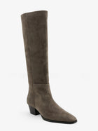 Aeyde Women's Suede Boots Beige, view 2