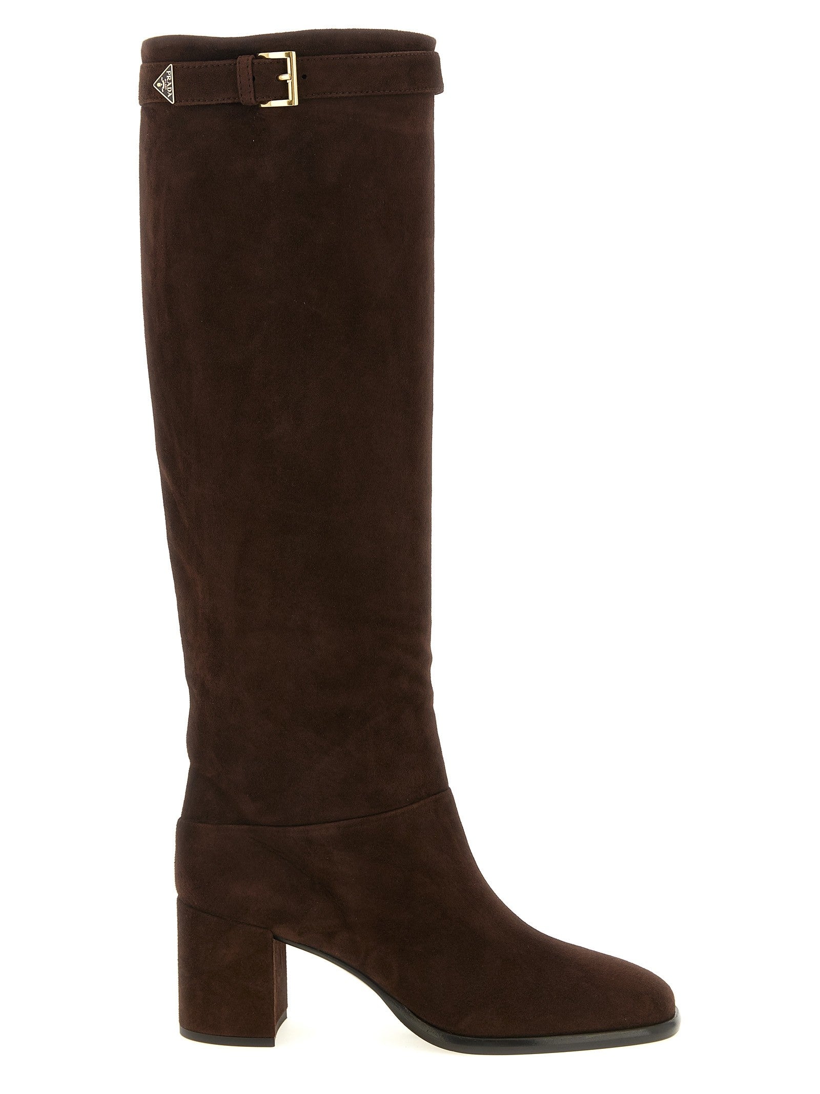 Prada Suede Boots Brown