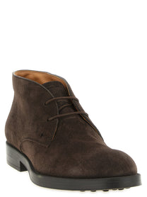 Tod's Suede Boots Brown