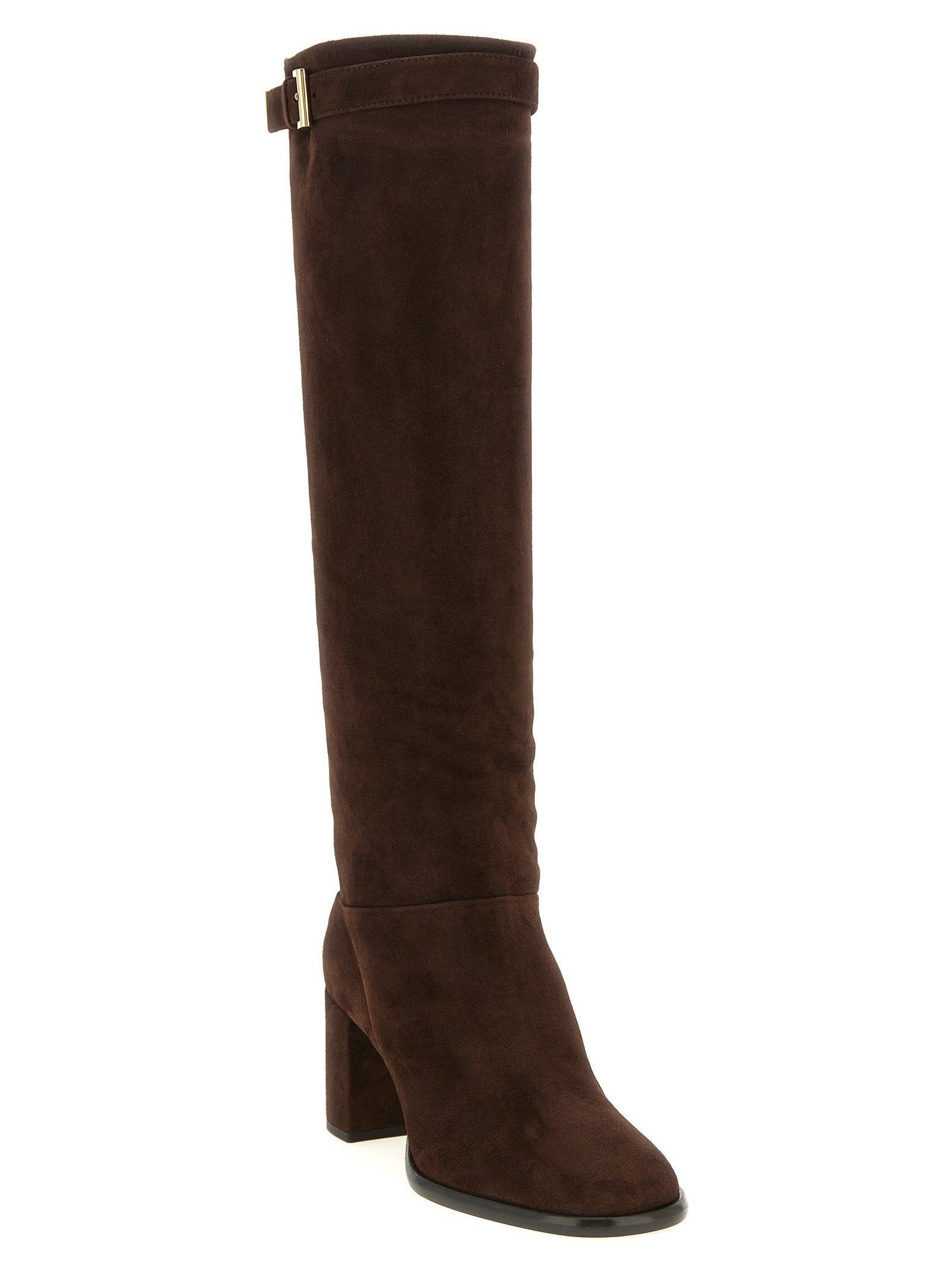 Prada Suede Boots Brown